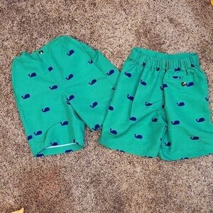 1 pair Whale print shorts worn once for pictures 2 pair available Size 6 EUC